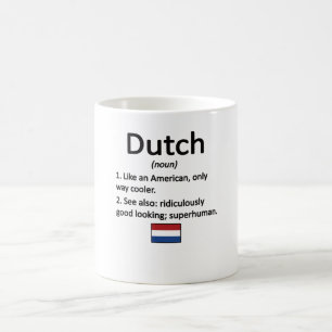 Proud Dutch Roots Netherlands Flag Dutch Heritage Coffee Mug