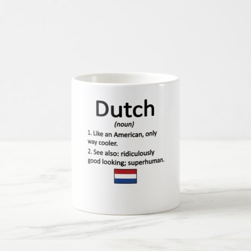 Proud Dutch Roots Netherlands Flag Dutch Heritage Coffee Mug