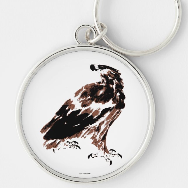 Proud Eagle Keychain (Front)
