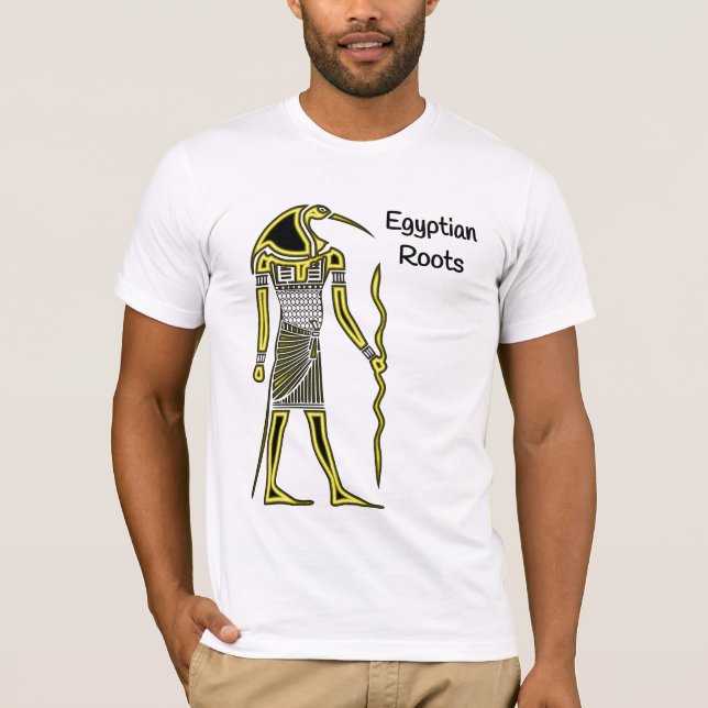 Proud Egyptian Roots Ancient Egypt T-Shirt (Front)