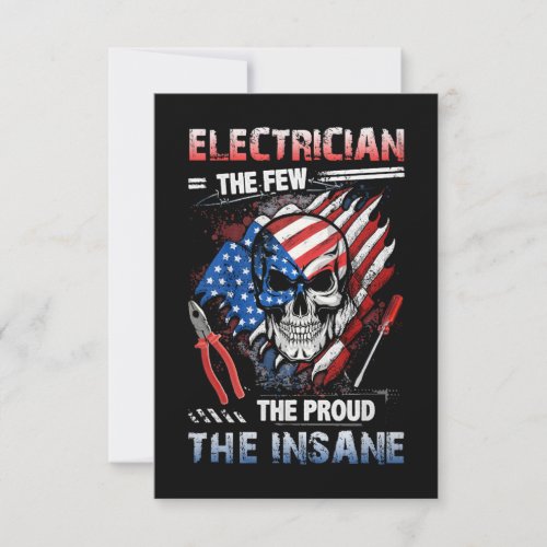 Proud Electrician Card