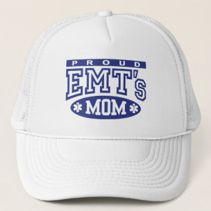 Proud EMT's Mom Trucker Hat