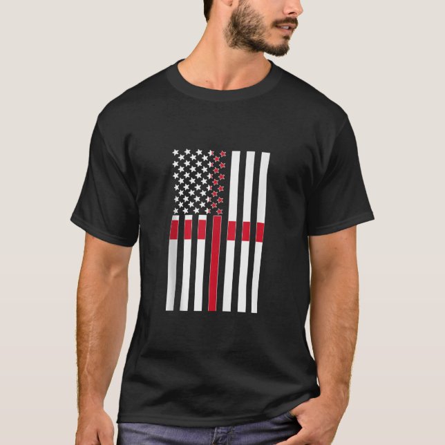 Proud English American Boy Girl Uncle England US F T-Shirt (Front)