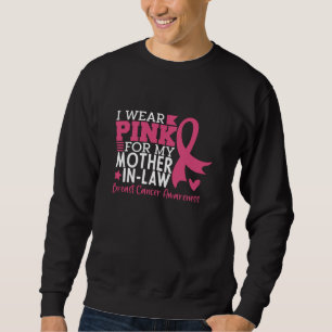 Proud Family Breast Cancer Warrior Mother-in-Law Sweatshirt