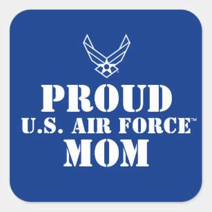 Proud Family - Logo & Star on Blue Square Sticker