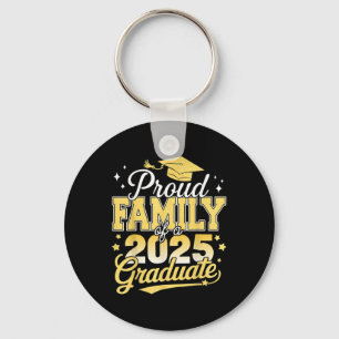 Proud Family Of A 2025 Graduate Dad Mom Graduation Keychain