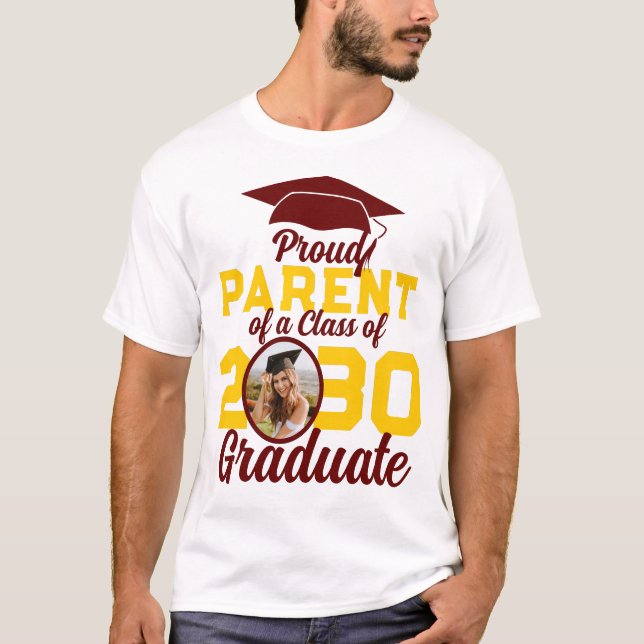 Proud Family Personalized Graduation Class Of 2025 T-Shirt (Front)