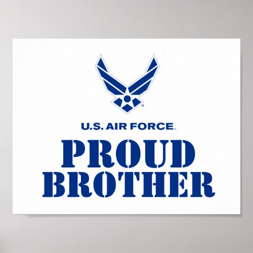 Proud Family  Small Air Force Logo  Name Poster