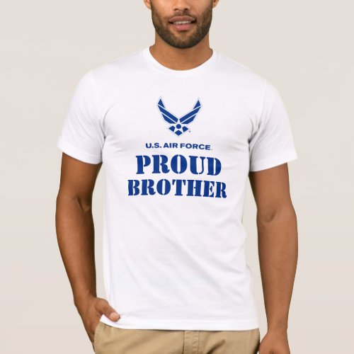 Proud Family  Small Air Force Logo  Name T_Shirt