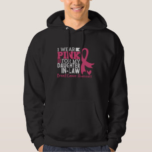 Proud Family Support Daughter-in-Law Breast Cancer Hoodie