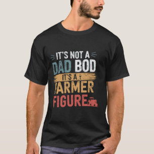 Proud Farmer Father Figure Vintage Funny Farming T-Shirt