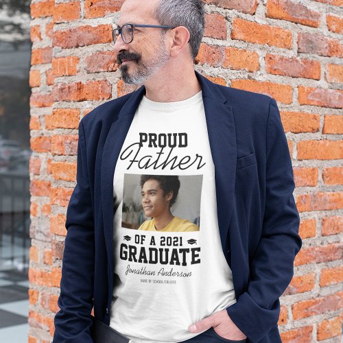 Proud Father of a 2025 Graduate T_Shirt