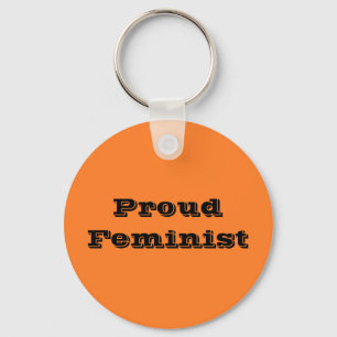 Proud Feminist Keychain