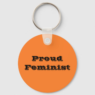Proud Feminist Keychain