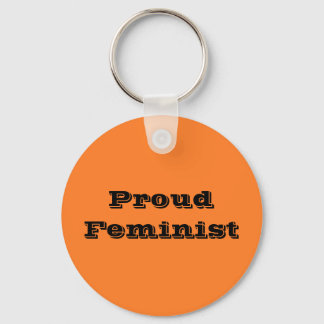 Proud Feminist Keychain