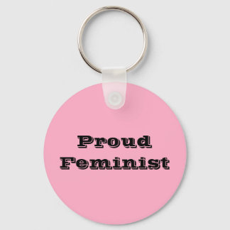 Proud Feminist Keychain
