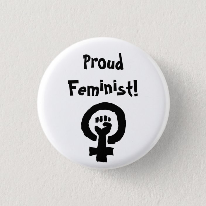 Proud Feminist Pin