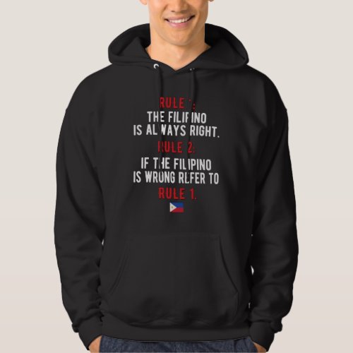 Proud Filipino Roots Philippines Flag Filipino Hoodie