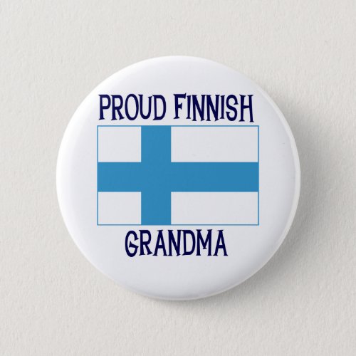 Proud Finnish Grandma Pinback Button