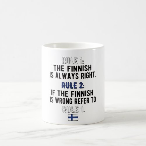 Proud Finnish Roots Finland Flag Finnish Heritage Coffee Mug