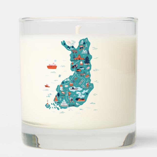 Proud Finnish Twin Candle (Front)