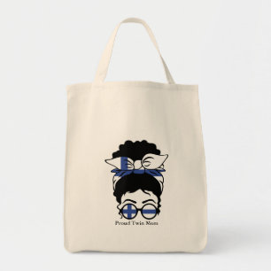 Proud Finnish Twin Mom Tote Bag