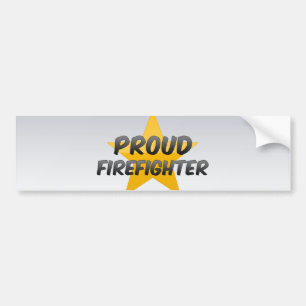 Proud Firefighter Bumper Sticker