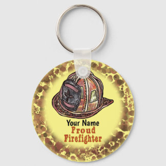 Proud Firefighter keychains