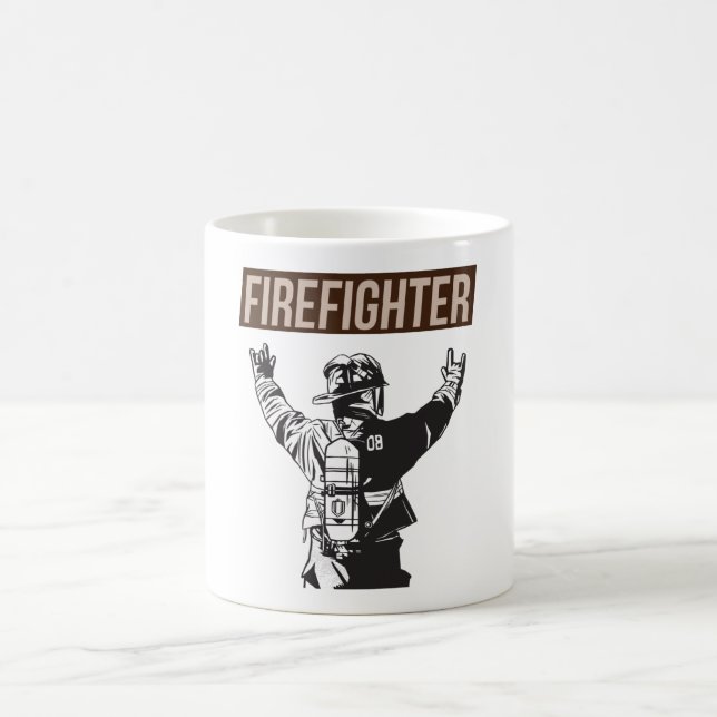 Proud Firefighter Squad Coffee Mug (Center)