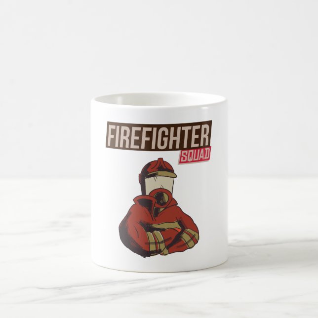 Proud Firefighter Squad Coffee Mug (Center)