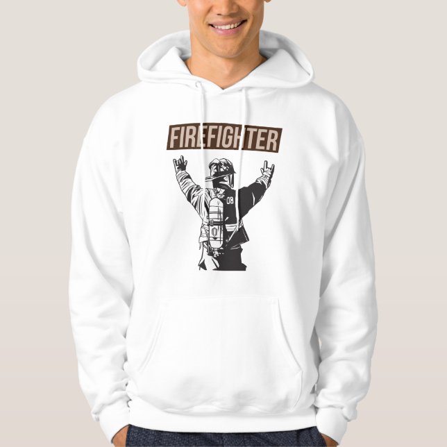 Proud Firefighter Squad Hoodie (Front)