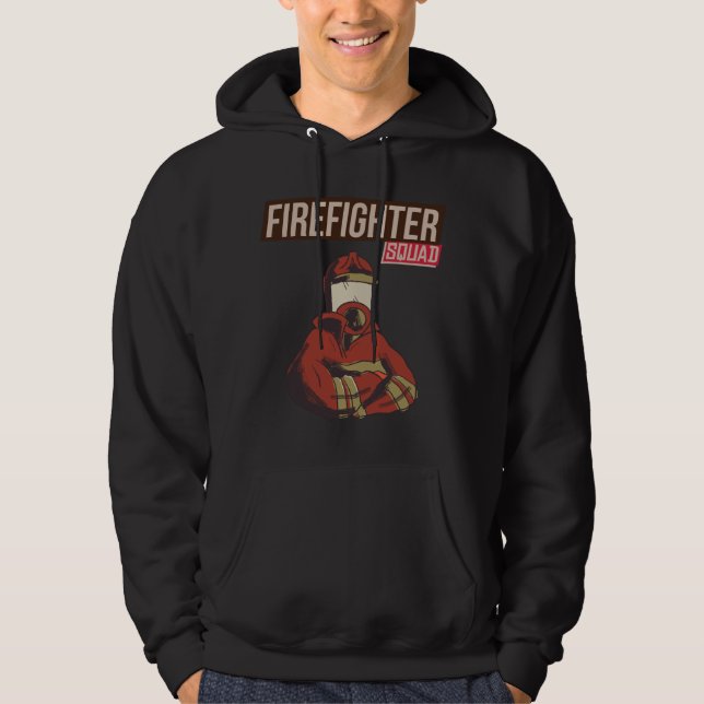 Proud Firefighter Squad Hoodie (Front)
