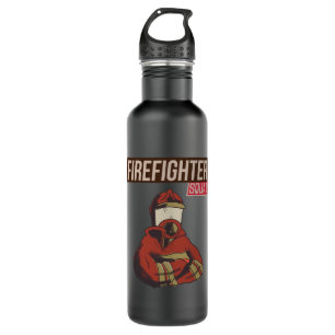 Proud Firefighter Squad Stainless Steel Water Bottle
