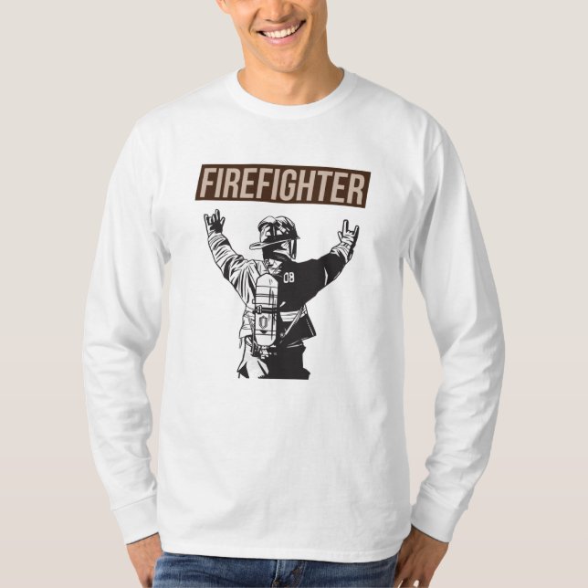 Proud Firefighter Squad T-Shirt (Front)