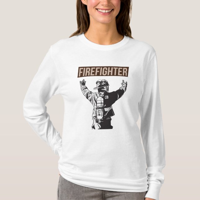 Proud Firefighter Squad T-Shirt (Front)