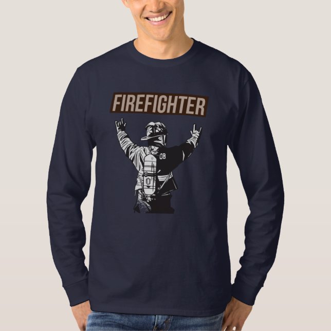 Proud Firefighter Squad T-Shirt (Front)
