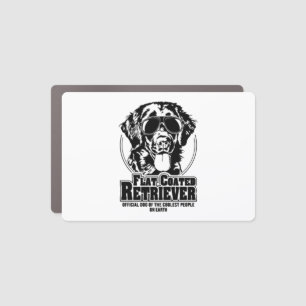 Proud Flat Coated Retriever coolest people dog mom Car Magnet