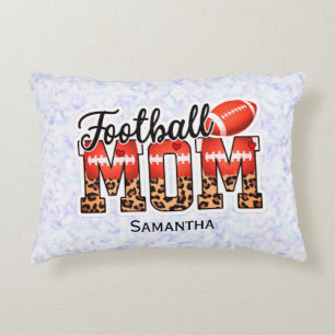 Proud Football Mom – Game Day Enthusiast Accent Pillow