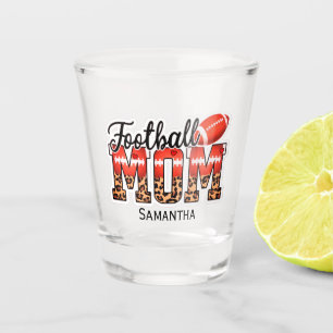 Proud Football Mom – Game Day Enthusiast Shot Glass