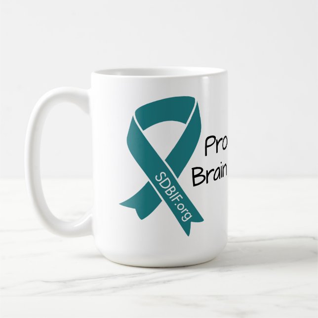Proud Friend of Brain Injury Recovery Coffee Mug (Left)