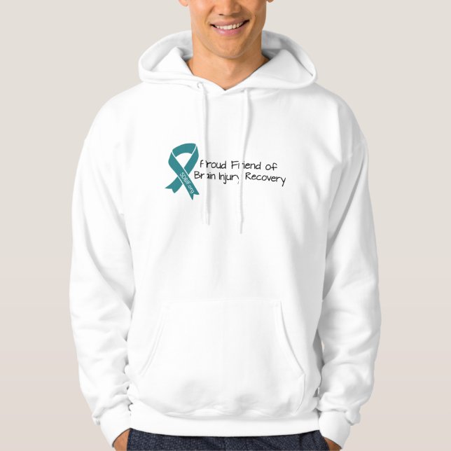 Proud Friend of Brain Injury Recovery sweatshirt (Front)