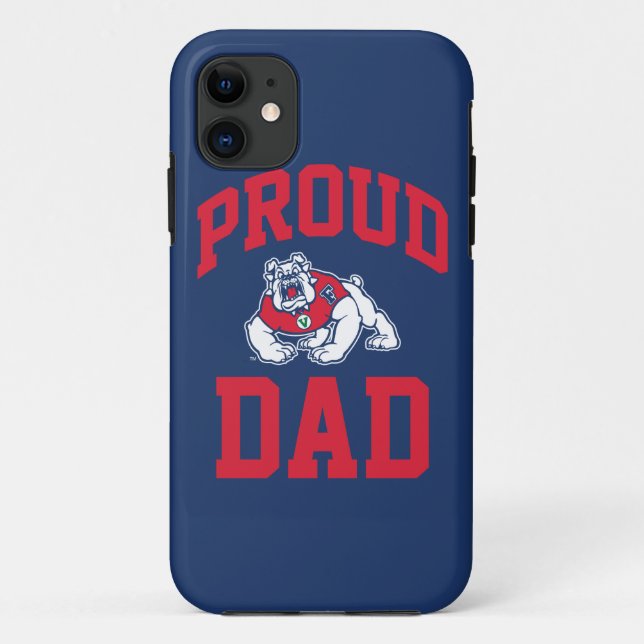Proud FSU Bulldog Dad Case-Mate iPhone Case (Back)