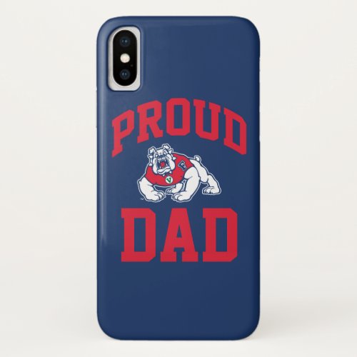 Proud FSU Bulldog Dad iPhone X Case