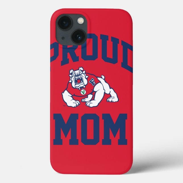 Proud FSU Bulldog Mom Case-Mate iPhone Case (Back)