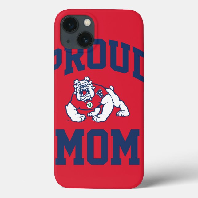 Proud FSU Bulldog Mom Case-Mate iPhone Case (Back)