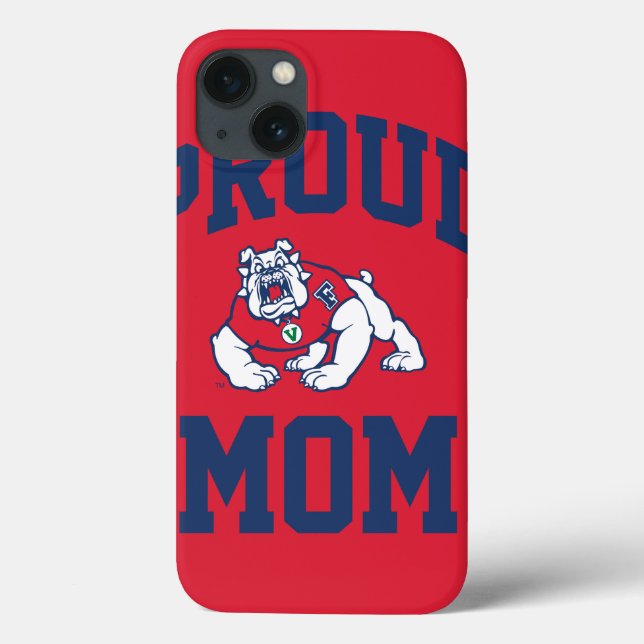 Proud FSU Bulldog Mom Case-Mate iPhone Case (Back)