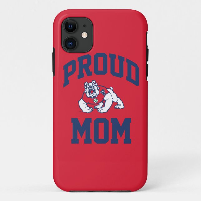 Proud FSU Bulldog Mom Case-Mate iPhone Case (Back)