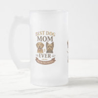 Proud Fur Mama Gift with Labrador and Yorkie 16oz