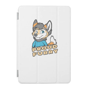 Proud Furry Cute Funny Furry Fandom Fursuit Gift iPad Mini Cover