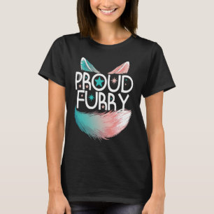 Proud Furry Fandom Cosplay Animal Furries Furry P T-Shirt
